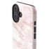 Pink Marble iPhone 16 Plus Impact Case